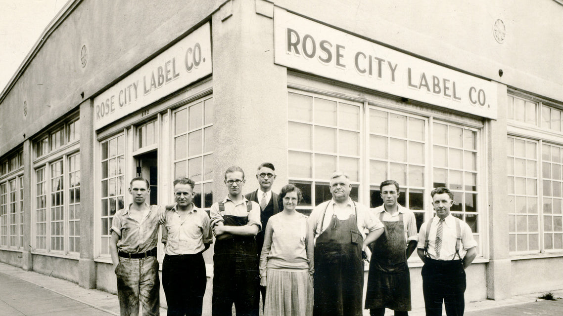 Historical Image of Rose City Label